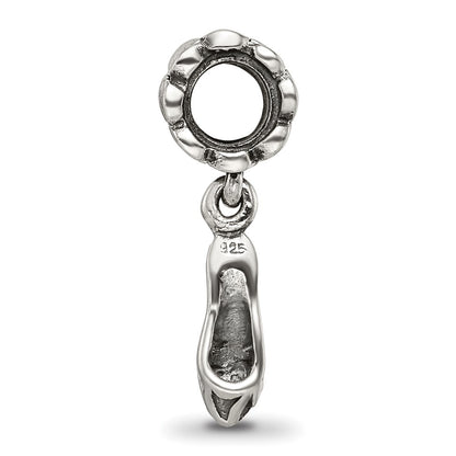 Sterling Silver Reflections High Heel Shoe Dangle Bead