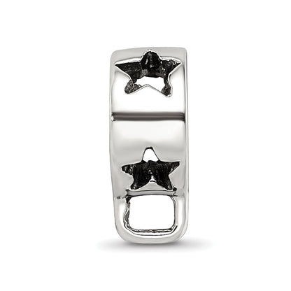 Sterling Silver Reflections Star W/Loop For Click-On Bead