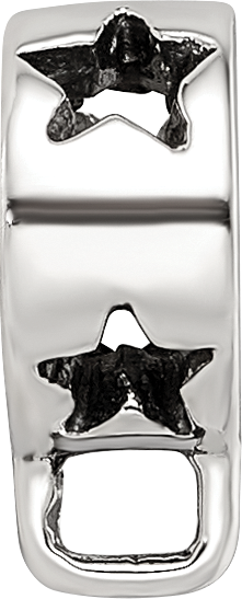 Sterling Silver Reflections Star W/Loop For Click-On Bead