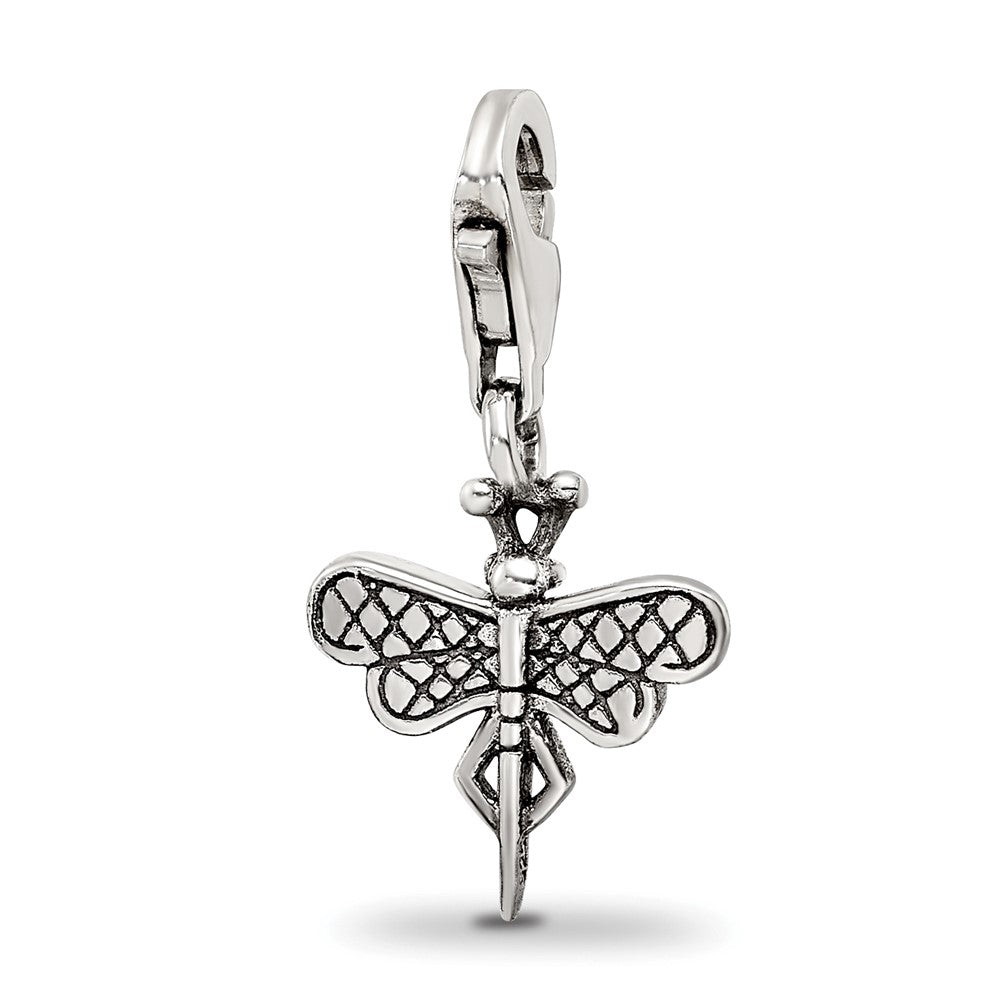 Sterling Silver Reflections Dragonfly Click-On For Bead
