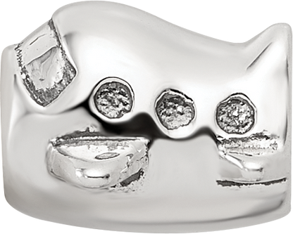 Sterling Silver Reflections Kids Airplane Bead