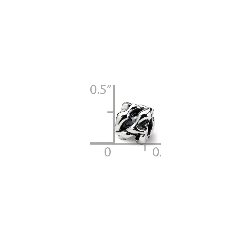 Sterling Silver Reflections Kids High Heels Bead