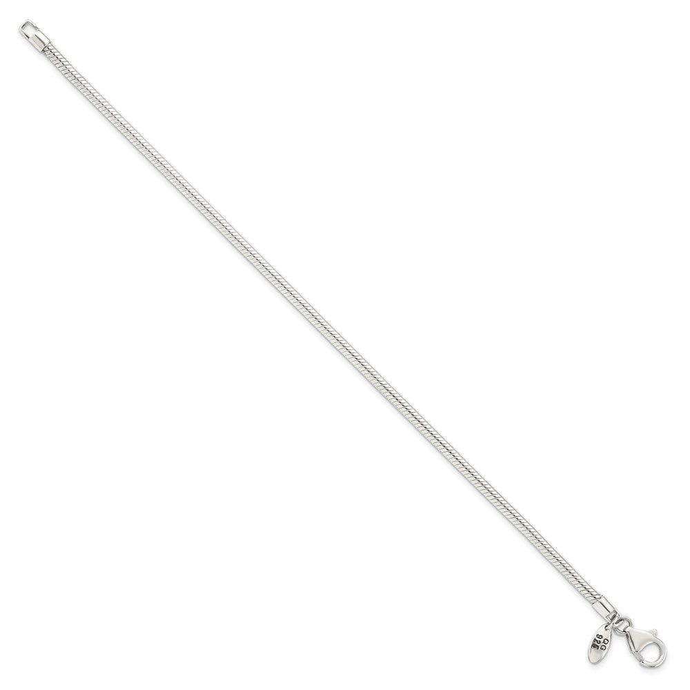 6.75 Inch Sterling Silver Reflections Lobster Clasp Bead Bracelet