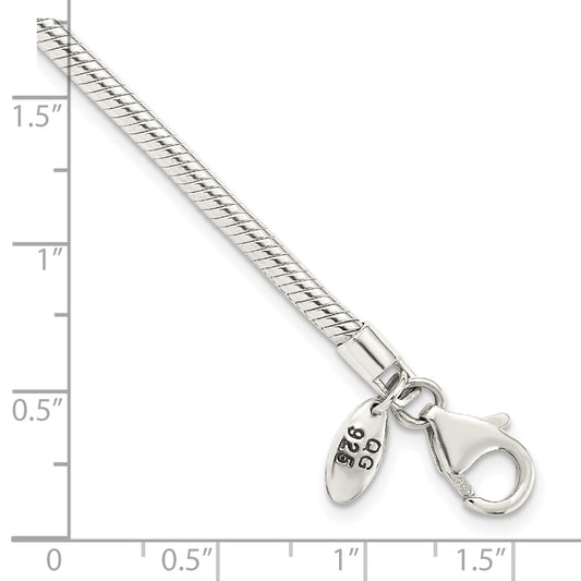 7.75 Inch Sterling Silver Reflections Lobster Clasp Bead Bracelet