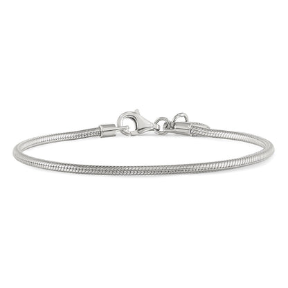 5.5 Inch Kids Collection Sterling Silver Bracelet For Reflection Beads