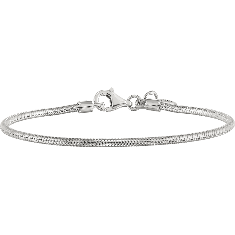 7 Inch Sterling Silver Reflections Kids Lobster Polished Bracelet