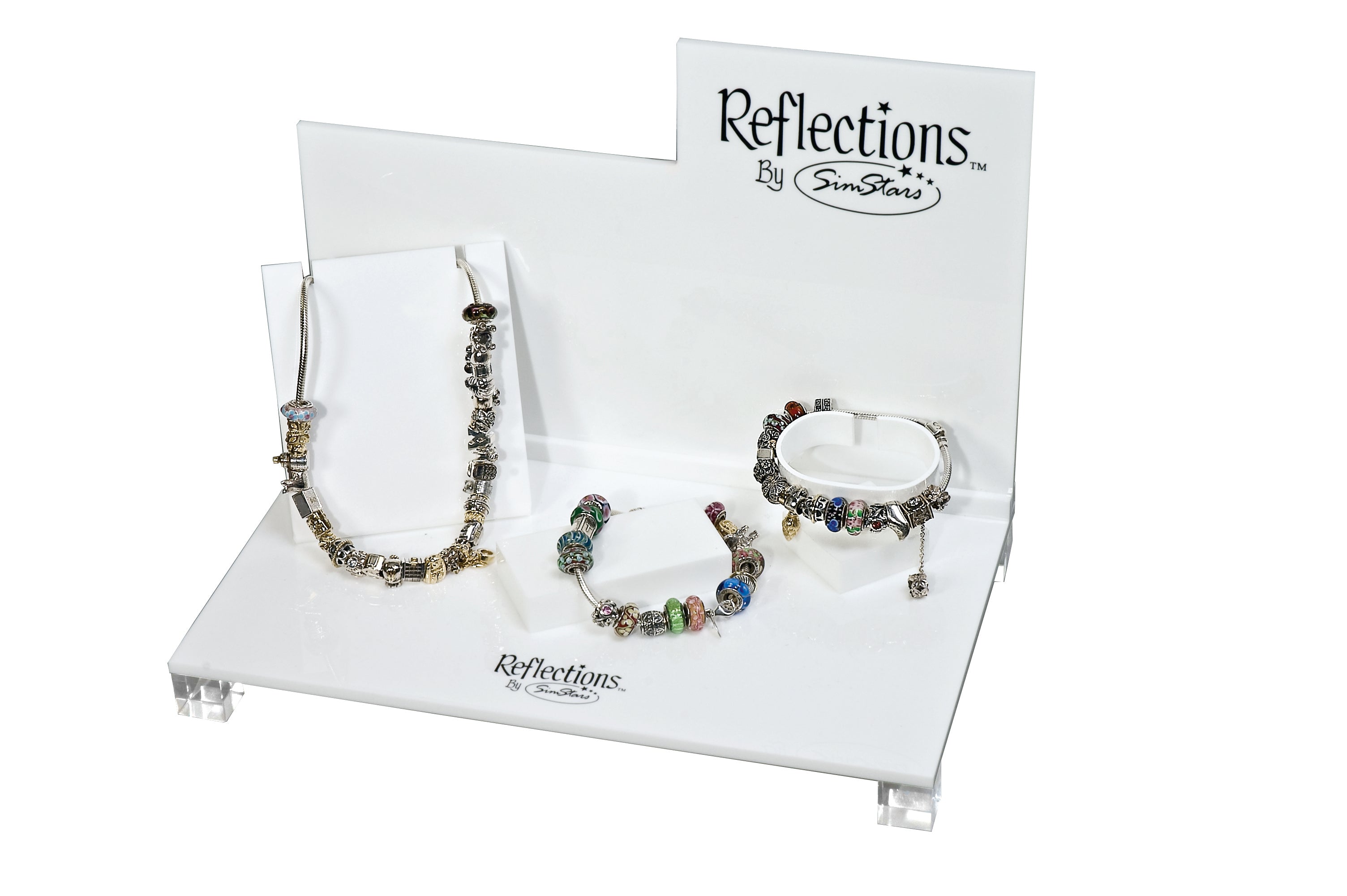 Non Metal Reflections Kids Acrylic Jewelry Display