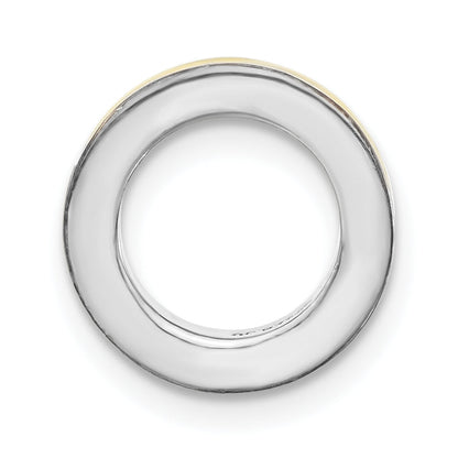 Sterling Silver Stackable Expressions Yellow Enamel Bead Pendant