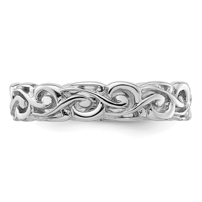 Sterling Silver Stackable Expressions Polished Ring