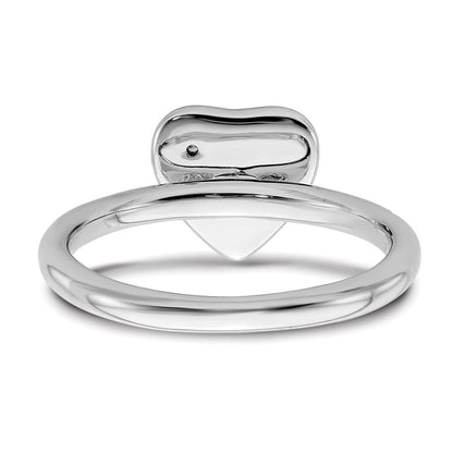 14K/Silver Two Tone Sterling Silver & 14K Butterfly Stackable Expressions Diamond Ring