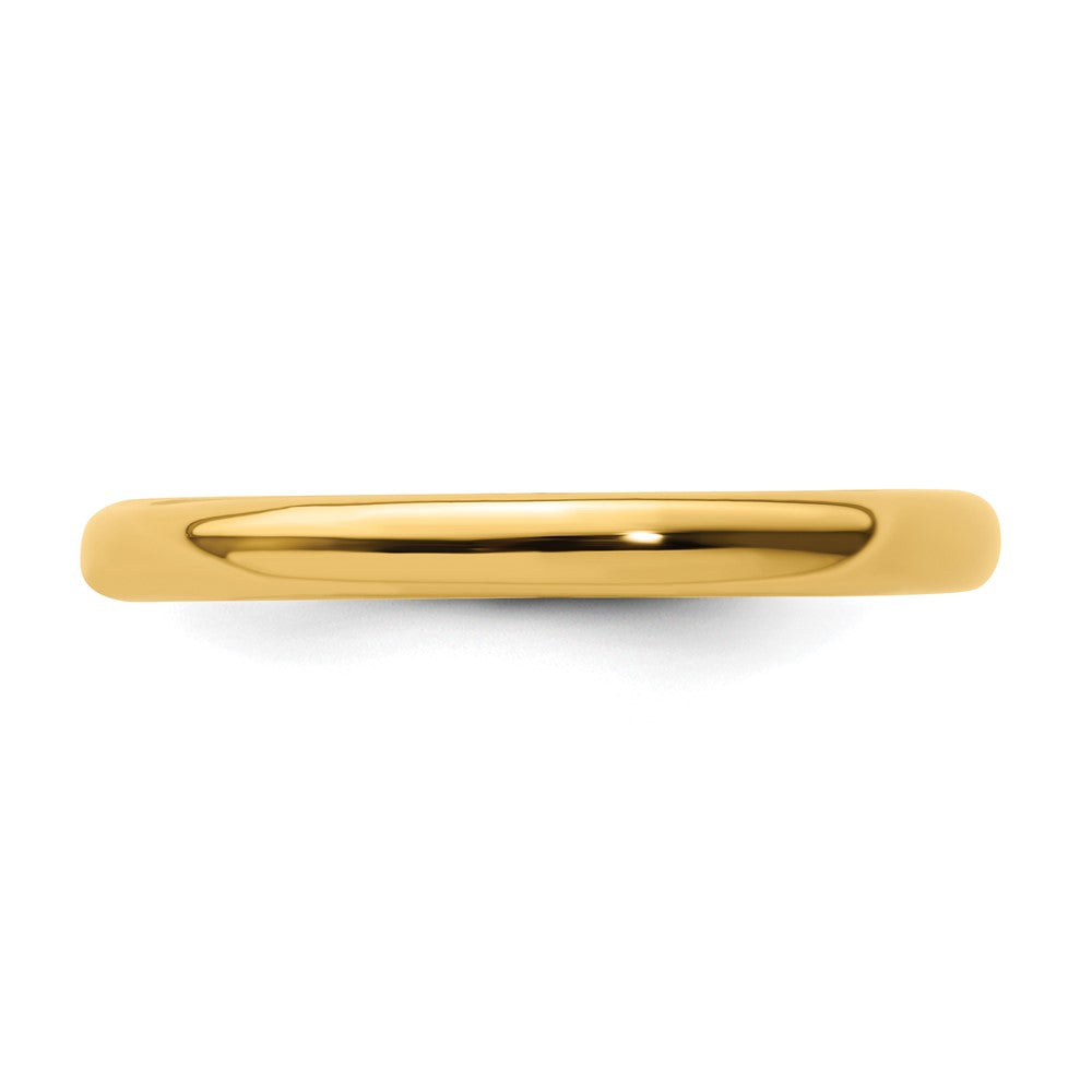 Sterling Silver Stackable Expressions Gold Plated Polished Ring