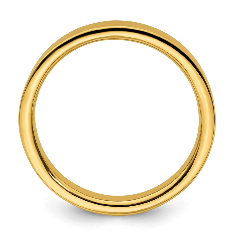 Sterling Silver Stackable Expressions Gold Plated Ring