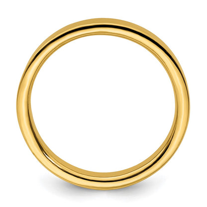 Sterling Silver Stackable Expressions Gold Plated Ring