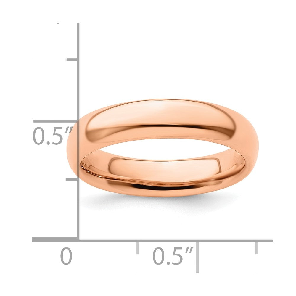 Sterling Silver Stackable Expressions Pink Plated Polished Ring