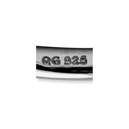 Sterling Silver Stackable Expressions Black Plated Ring