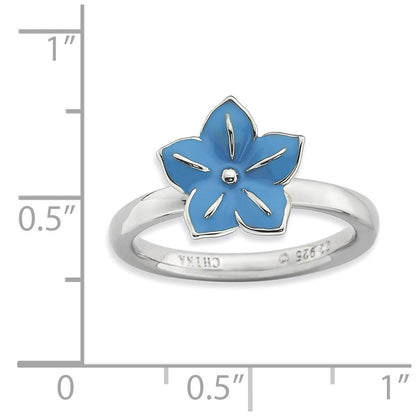 Sterling Silver Stackable Expressions Morning Glory Ring