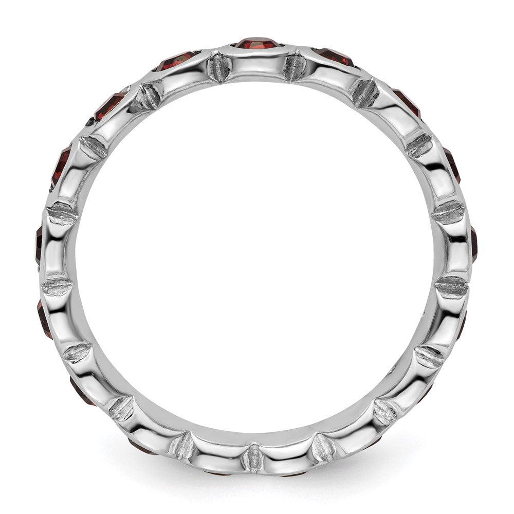 Sterling Silver Stackable Expressions June Crystal Ring