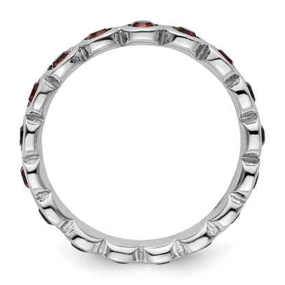 Sterling Silver Stackable Expressions June Crystal Ring