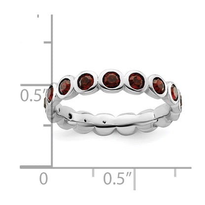 Sterling Silver Stackable Expressions June Crystal Ring