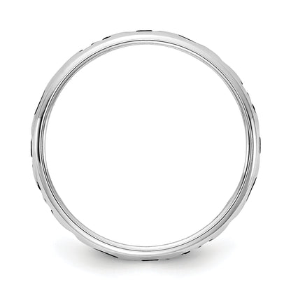 Sterling Silver Rh Plt Stackable Expressions Personalized With Heart Ring