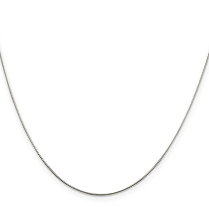 22 Inch Sterling Silver .7mm Snake Chain Necklace