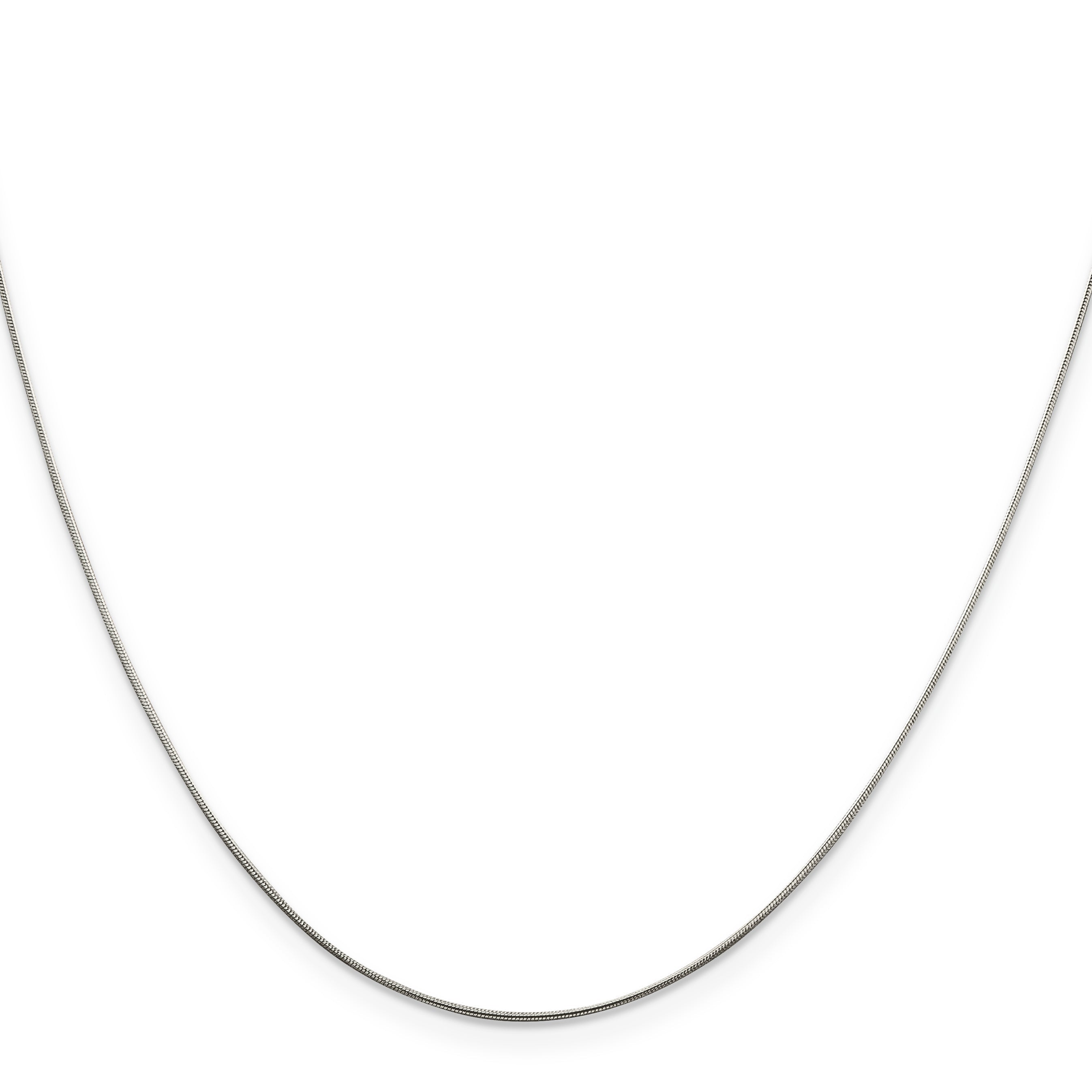 18 Inch Sterling Silver .7mm Snake Chain Necklace