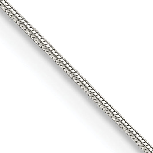 18 Inch Sterling Silver .7mm Snake Chain Necklace