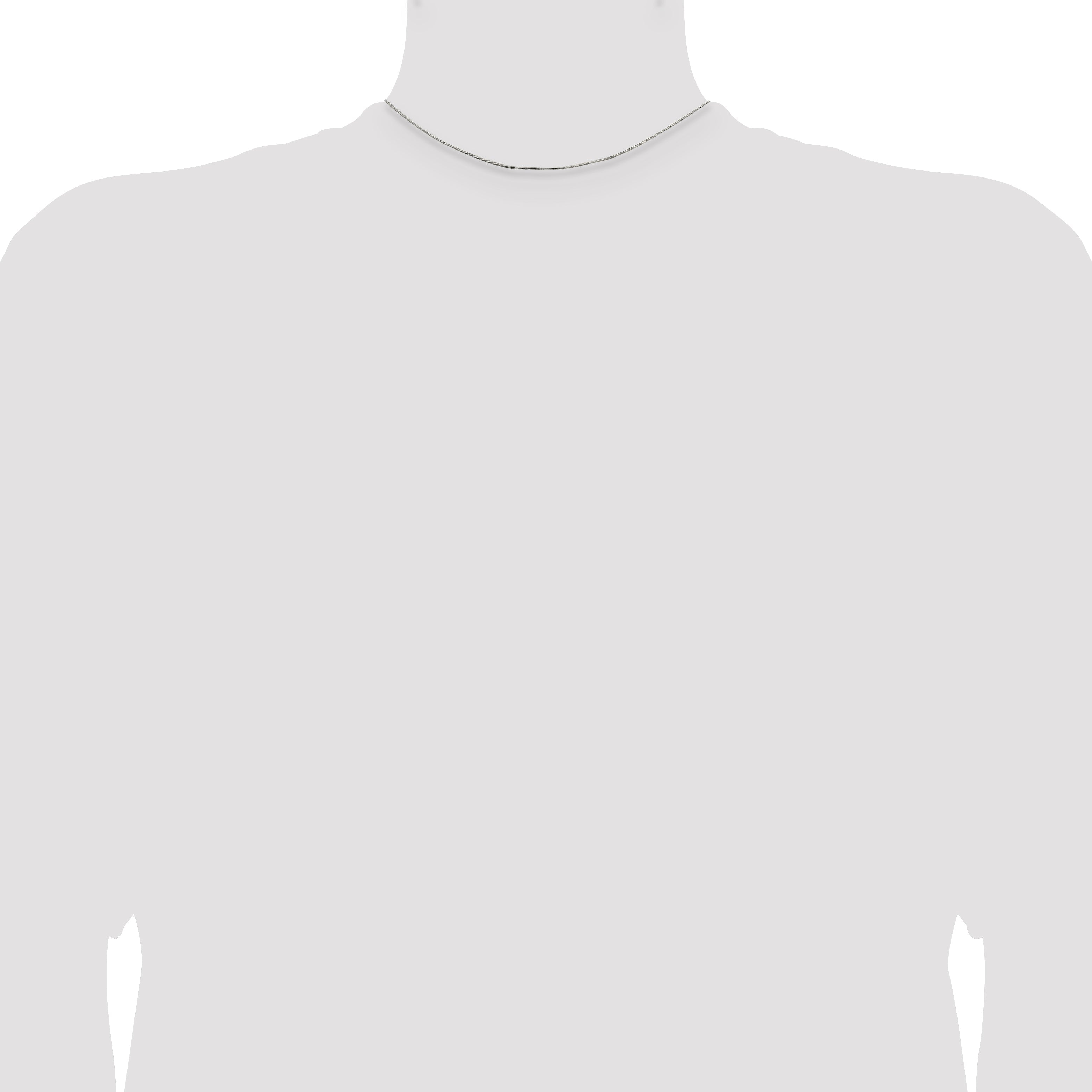 14 Inch Sterling Silver .8mm Snake Chain Necklace