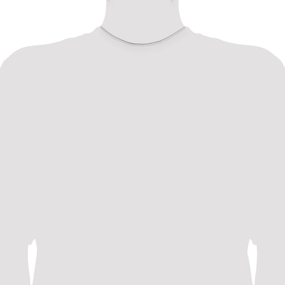 14 Inch Sterling Silver .8mm Snake Chain Necklace