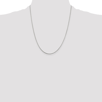 22 Inch Sterling Silver .8mm Snake Chain W/4In Ext.