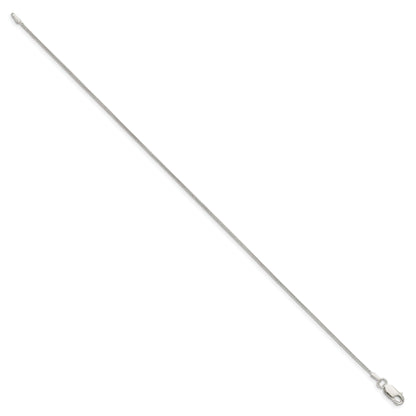 7 Inch Sterling Silver .8mm Snake Chain Bracelet