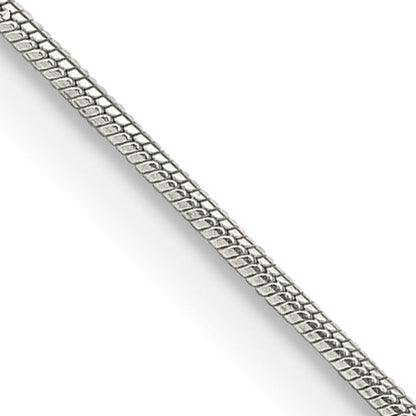 24 Inch Sterling Silver .8mm Snake Chain Necklace