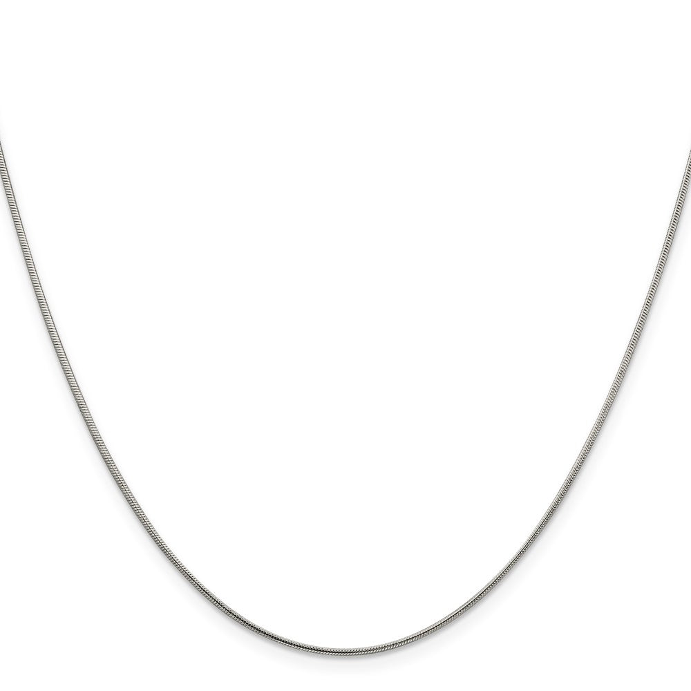 14 Inch Sterling Silver 1mm Snake Chain Necklace