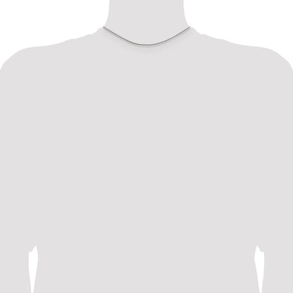 14 Inch Sterling Silver 1mm Snake Chain Necklace