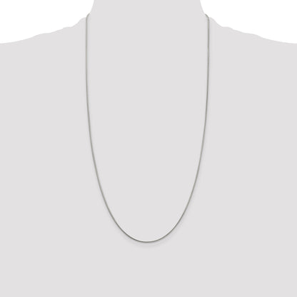 28 Inch Sterling Silver 1mm Snake Chain Necklace