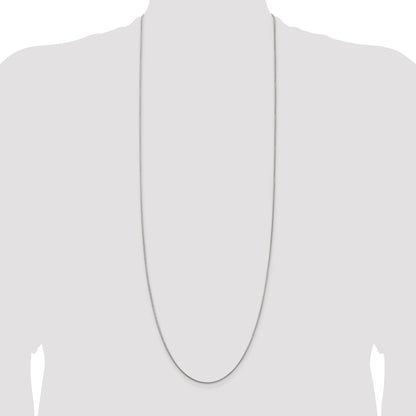 36 Inch Sterling Silver 1mm Snake Chain Necklace