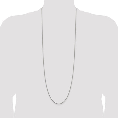 36 Inch Sterling Silver 1.2mm Snake Chain Necklace