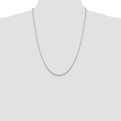 24 Inch Sterling Silver 1.25mm Snake Chain Necklace