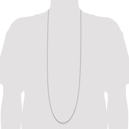 42 Inch Sterling Silver 1.25mm Snake Chain Necklace