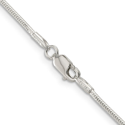 16 Inch Sterling Silver 1.5mm Snake Chain Necklace
