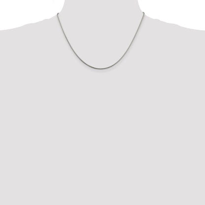 18 Inch Sterling Silver 1.5mm Snake Chain Necklace