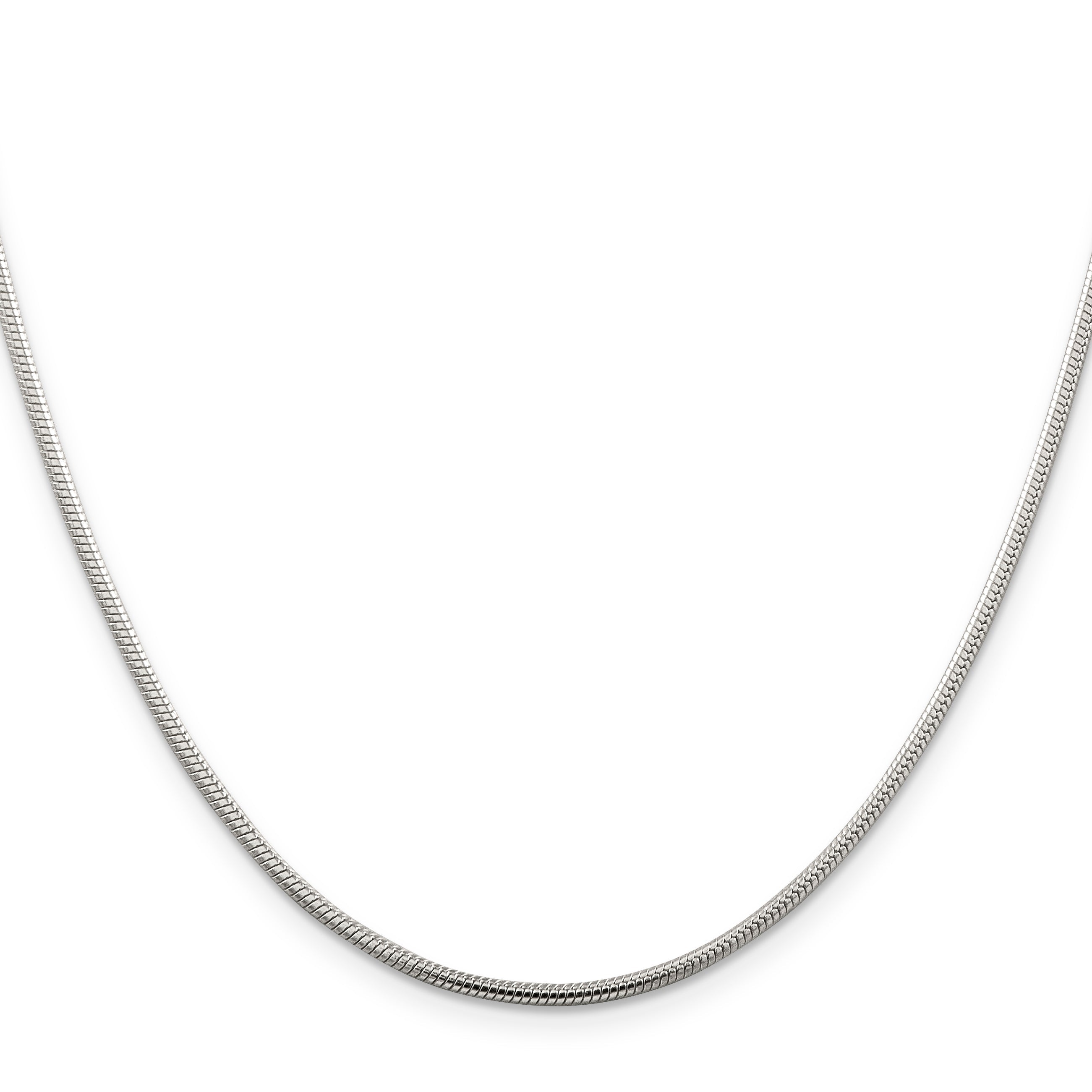36 Inch Sterling Silver 1.75mm Snake Chain Necklace