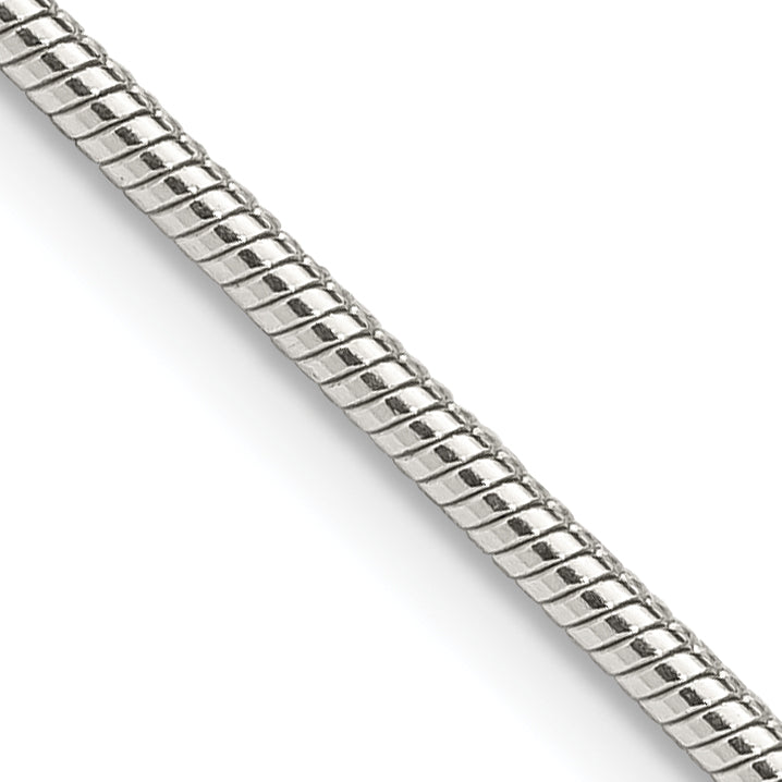 24 Inch Sterling Silver 1.75mm Snake Chain Necklace