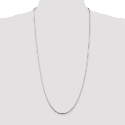 30 Inch Sterling Silver 2mm Snake Chain Necklace