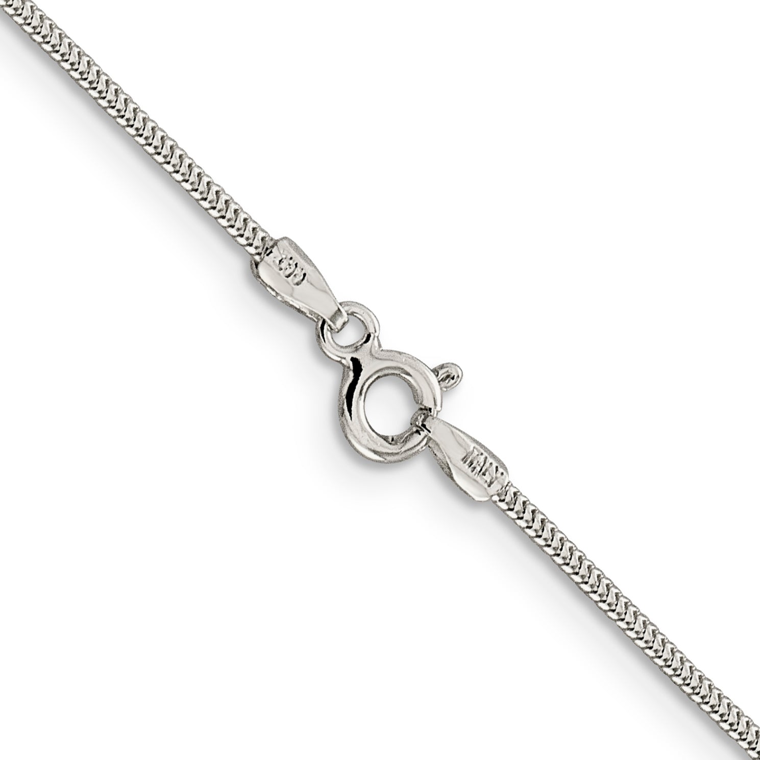 28 Inch Sterling Silver 1.2mm Round Snake Chain Necklace