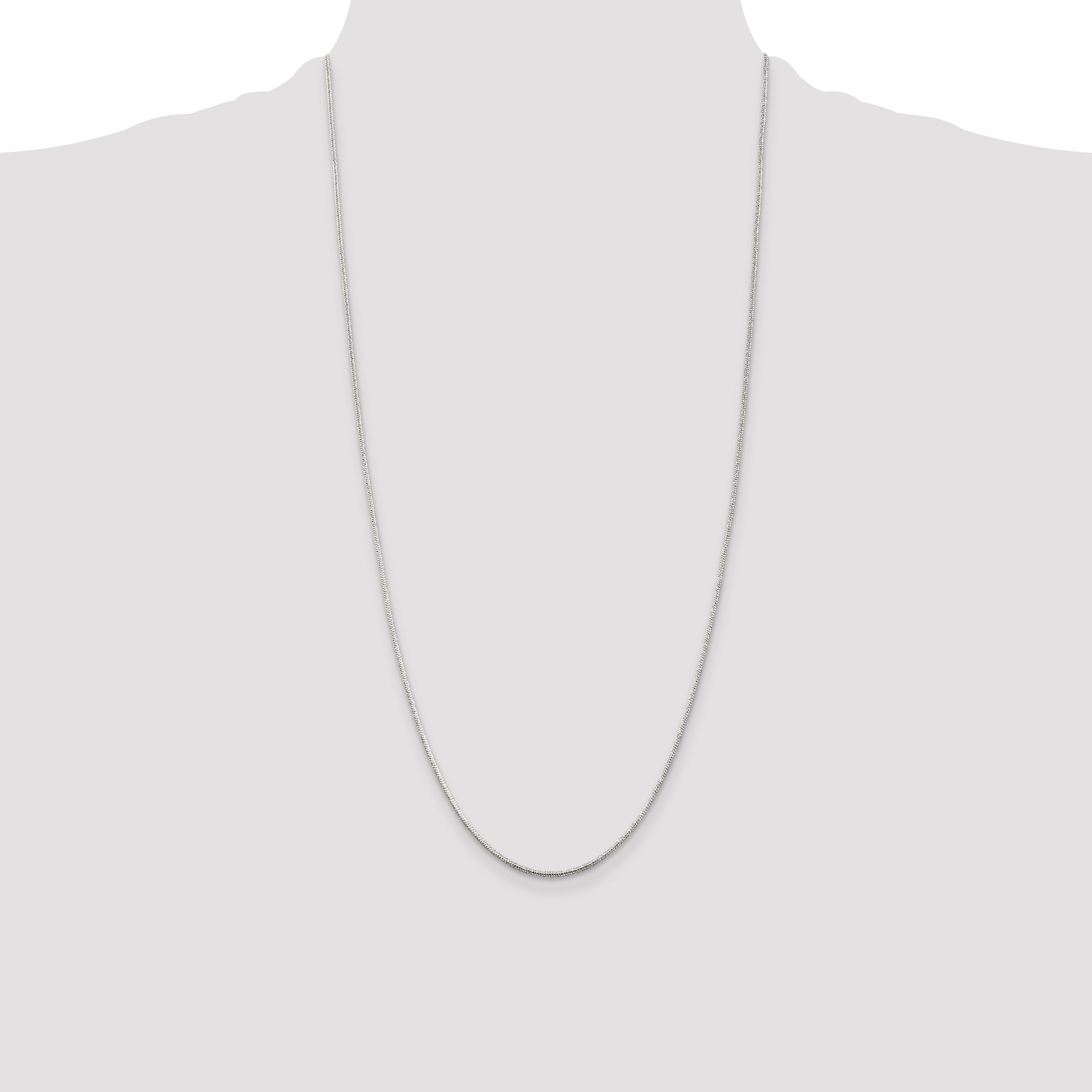 28 Inch Sterling Silver 1.2mm Round Snake Chain Necklace