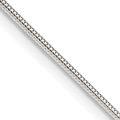 18 Inch Sterling Silver 1.2mm Round Snake Chain Necklace