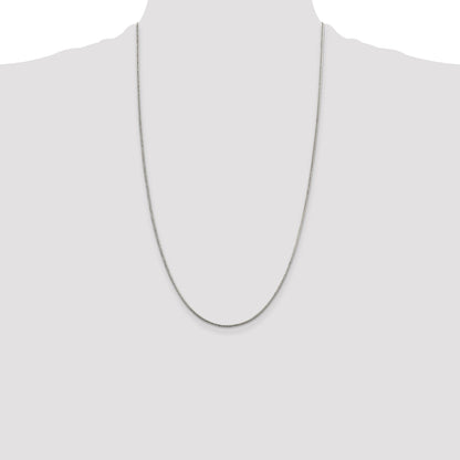 26 Inch Sterling Silver 1.5mm Round Snake Chain Necklace