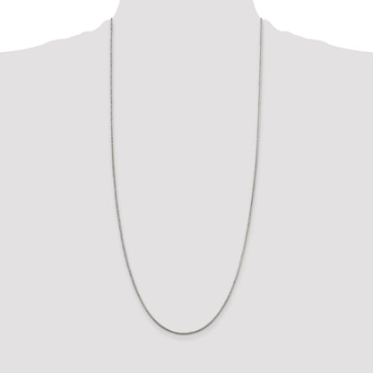 30 Inch Sterling Silver 1.5mm Round Snake Chain Necklace