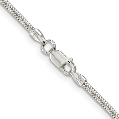 20 Inch Sterling Silver 2mm Round Snake Chain Necklace